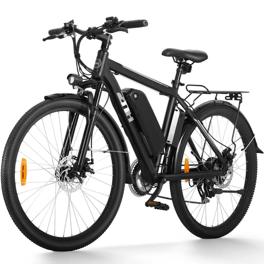 1000W Peak 48V Electric Mountain Bike 26 Inch Battery Range