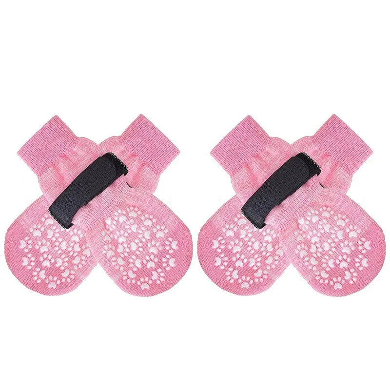 Non Slip Dog Socks Large Waterproof Silicone Grip For Senior Dogs Indoor Walking