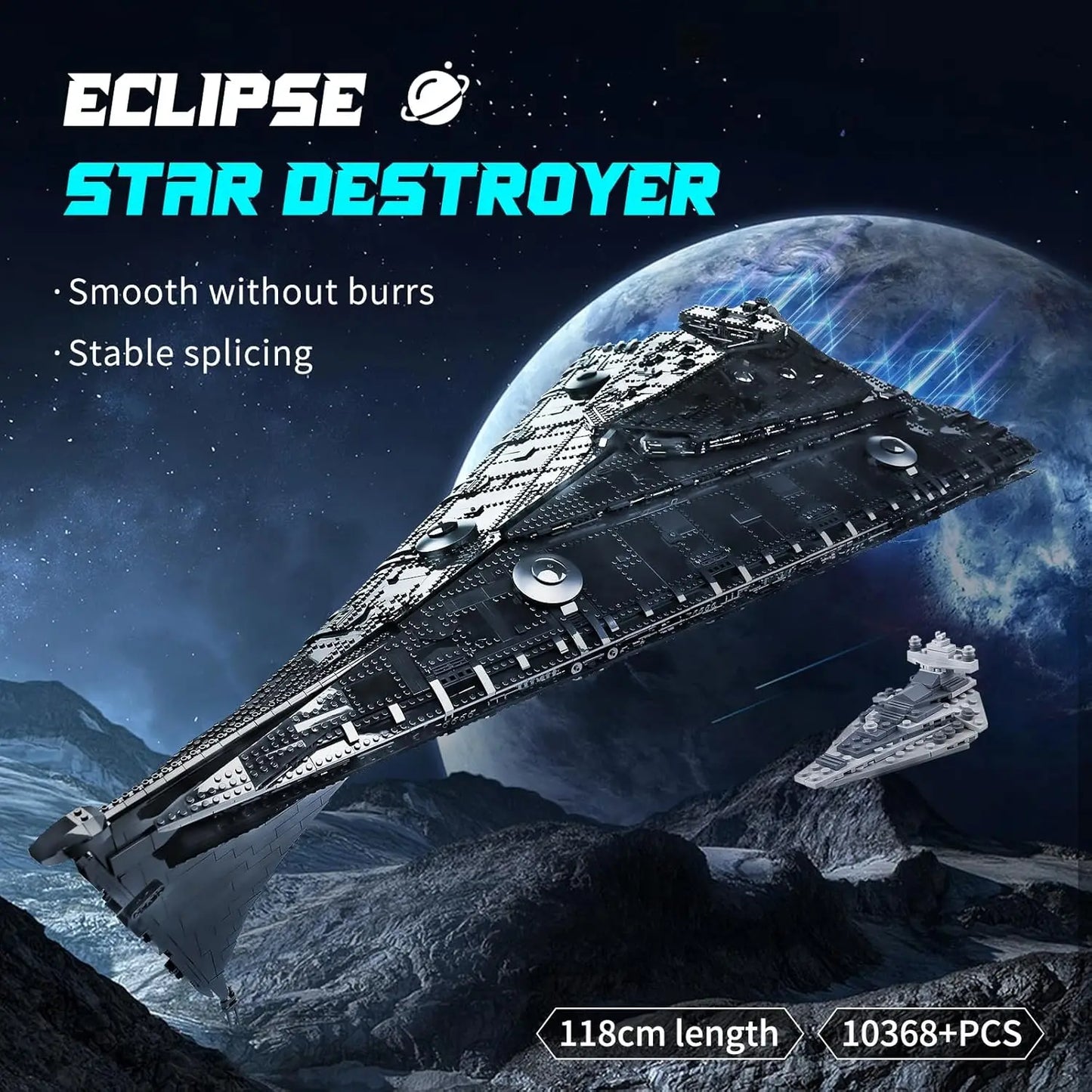 Mould King 21004 Super Star Destroyer Eclipse Class Imperial Building Block Set