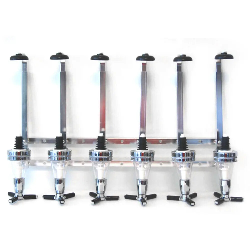 Six Bottle Wall Mounted Liquor Dispenser For Bar Wine Home
