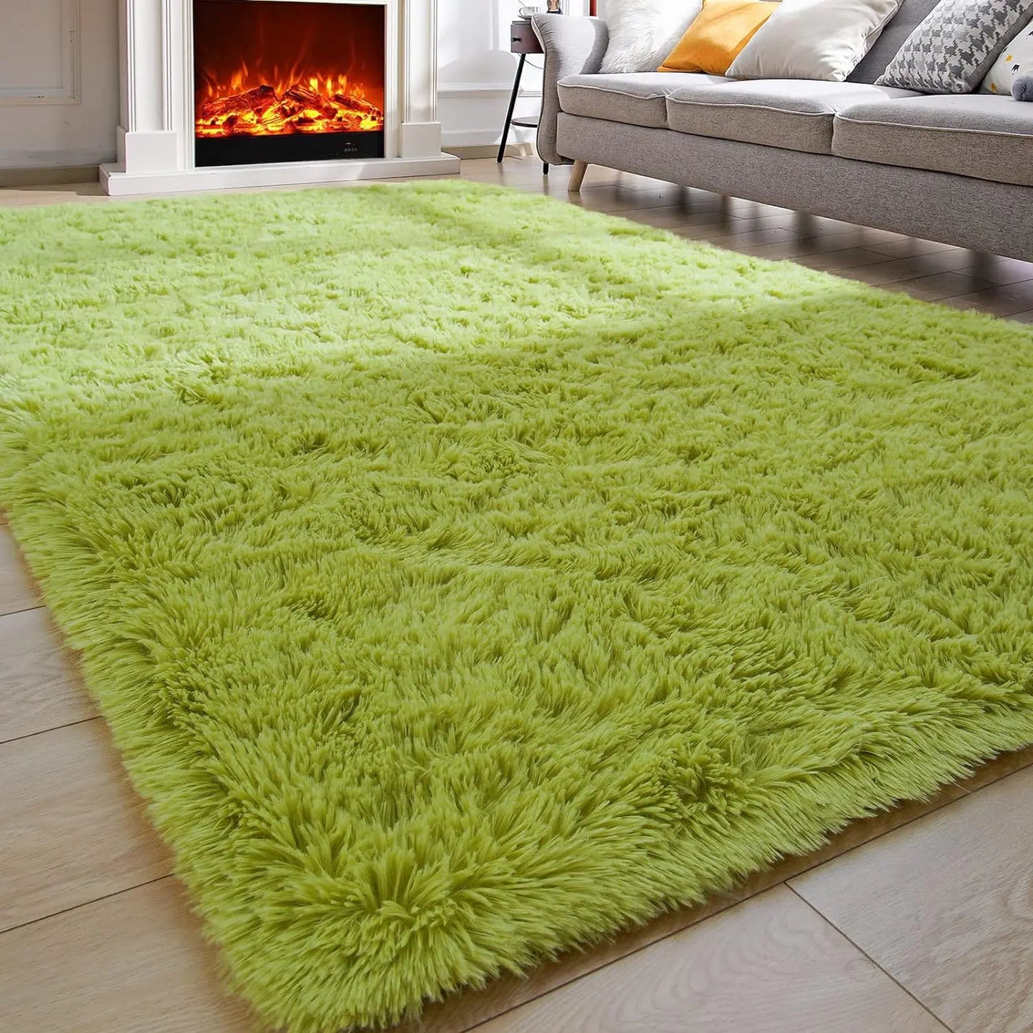 Fluffy Rugs for Bedroom Fuzzy Area Rugs for Living Room Soft Kids Carpet Non Slip for Hardwood Floors Room Decor