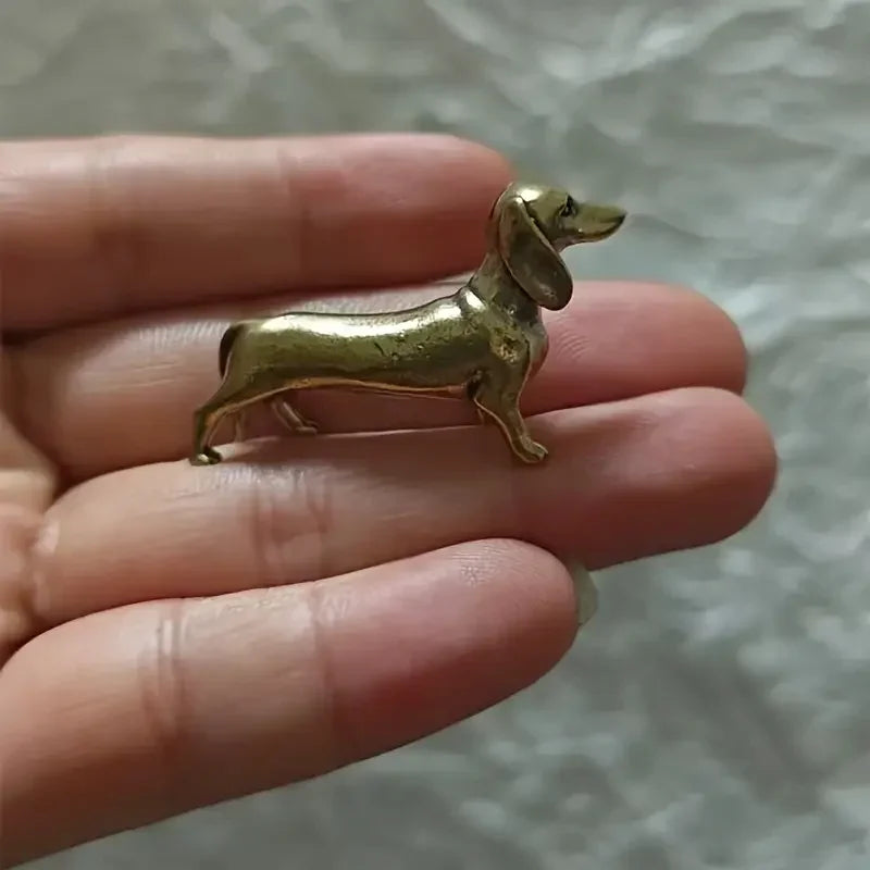 Brass Dachshund Statue Ornament Goddess Witchcraft Alien Figure Buddha Light Ganesha Nezha Decoration