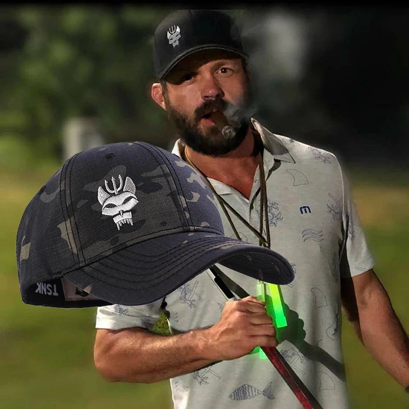 Unisex Polyester Tactical Baseball Cap Snapback Stretchy for Running and Fishing