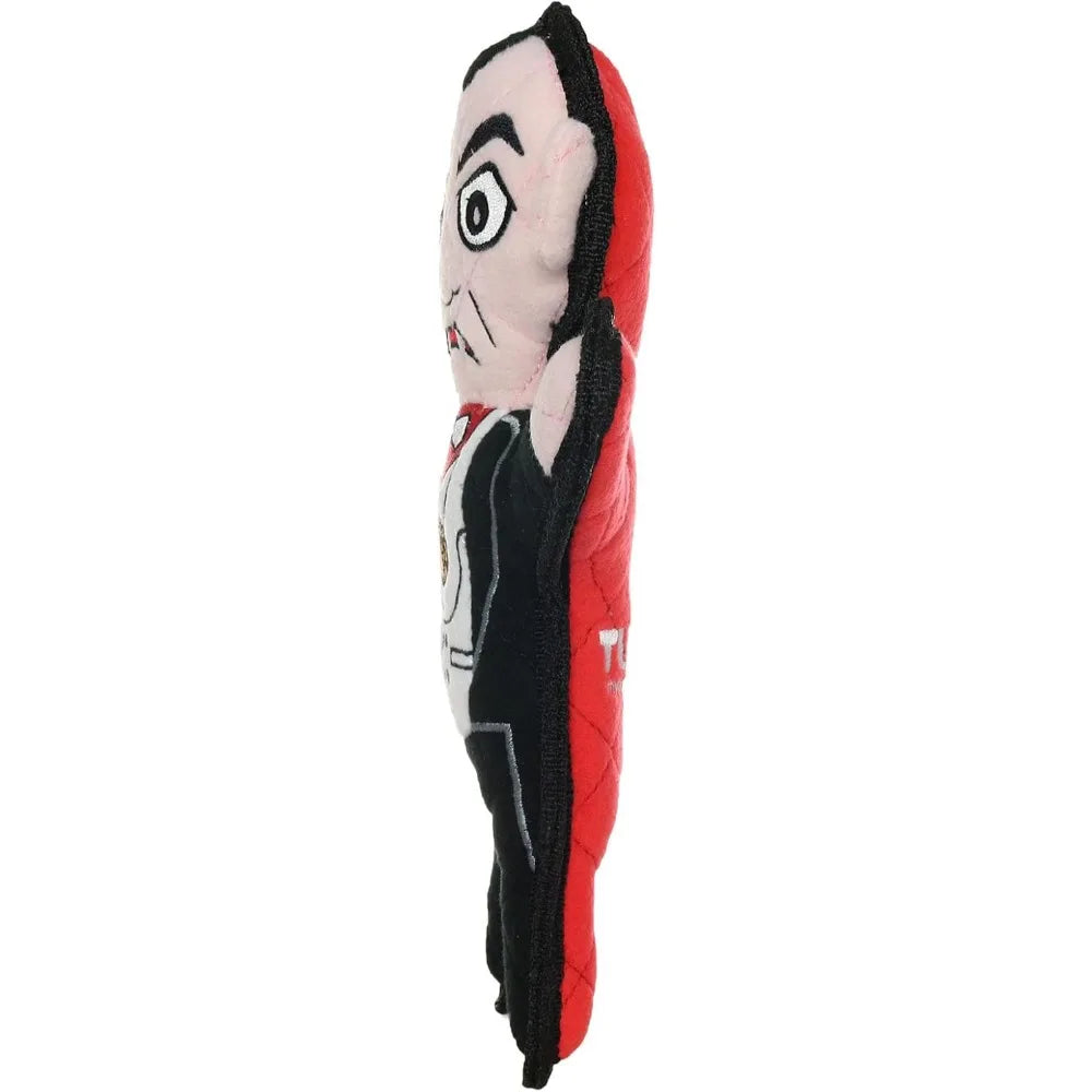 Tuffy World Tuffest Soft Dog Toy Dracula Halloween Squeakers Durable Layers