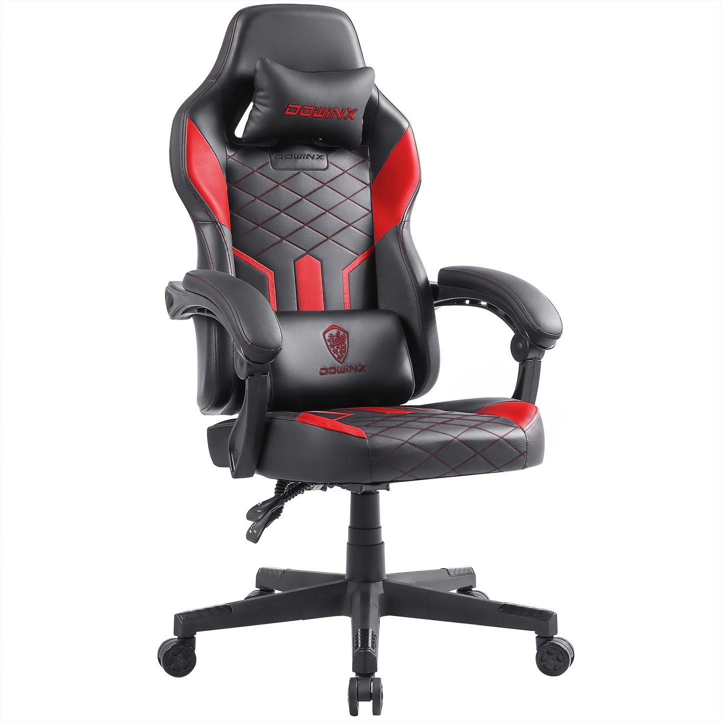 Dowinx Gaming Chair With Pocket Spring Cushion High Back PU Leather 350LBS