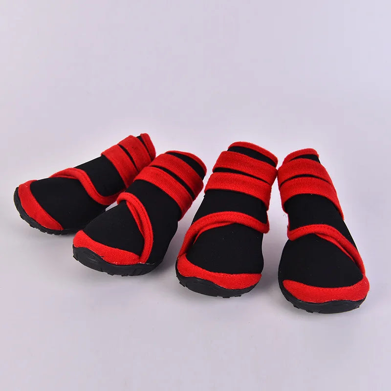 Waterproof Dog Shoes Anti Slip Winter Warm Snow Boots For Large Dogs Outdoor