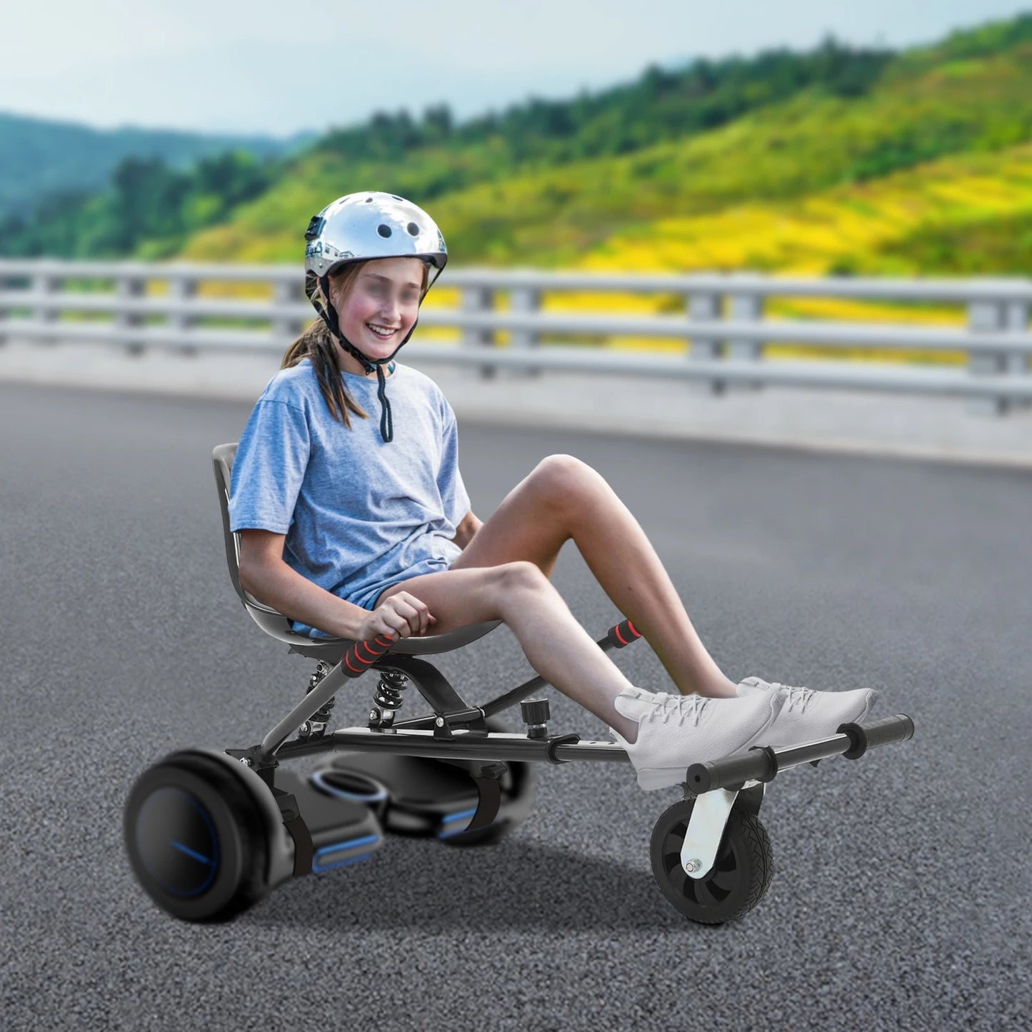 Adjustable Hoverboard Seat Attachment For Balancing Scooter