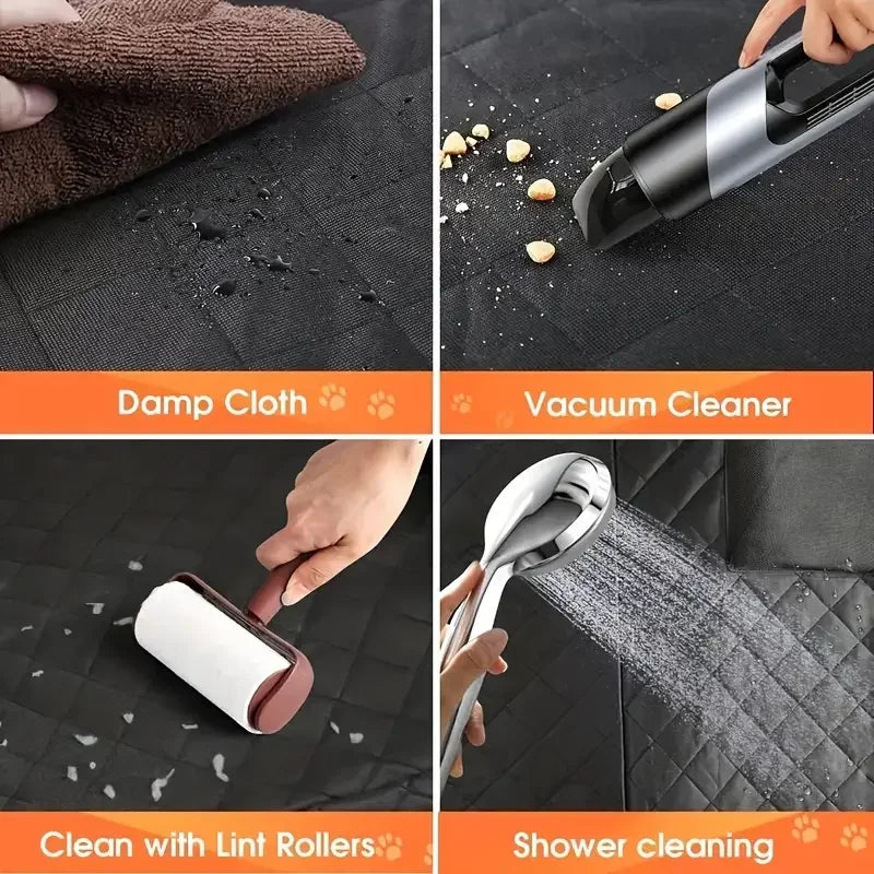 Dog Car Seat Cover Hammock Waterproof Non Slip Durable Travel For Cars Trucks