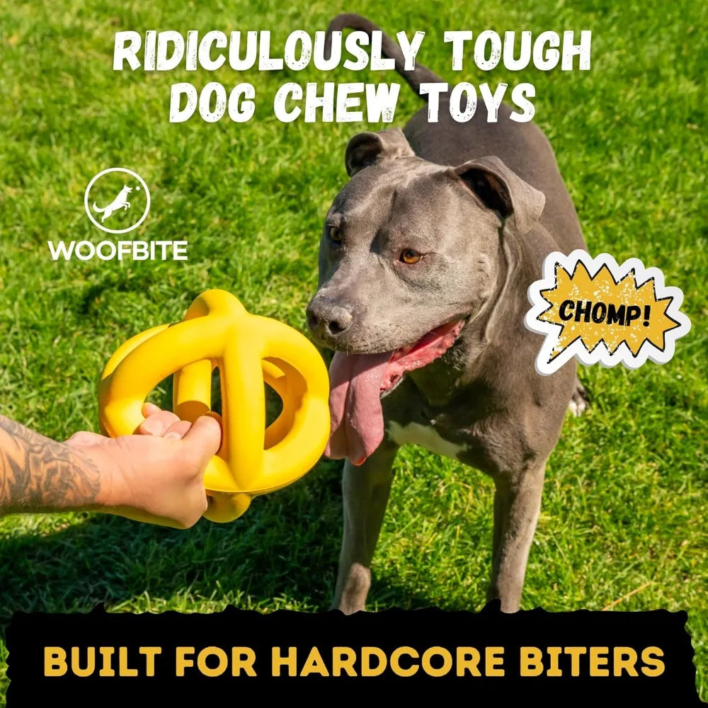 Indestructible Giant XL Dog Ball Lifetime Replacement Safe Non Toxic Rubber