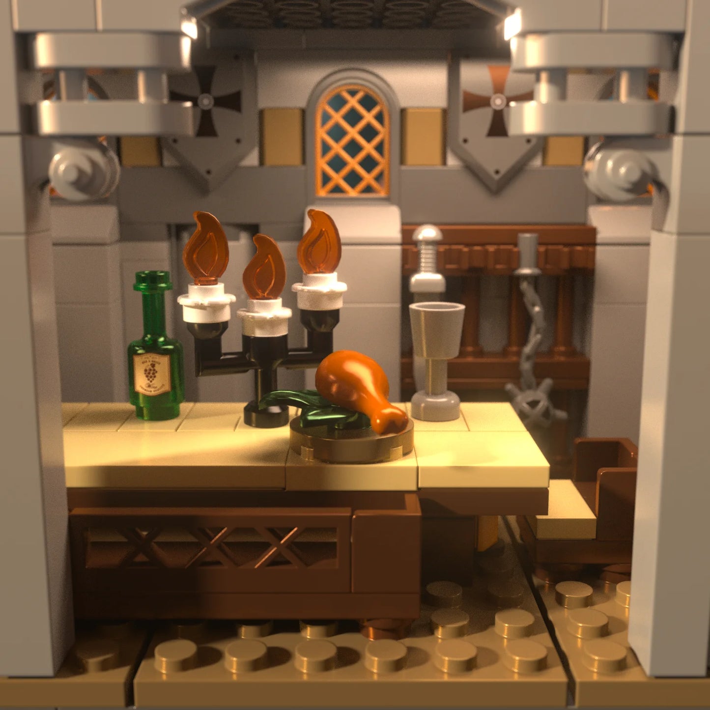 2484Pcs Sword Of Holy Spirit Castle Building Blocks Set Lego Compatible Gifts