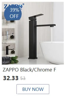 ZAPPO Black Glass Vessel Sink With Deck Mount Faucet
