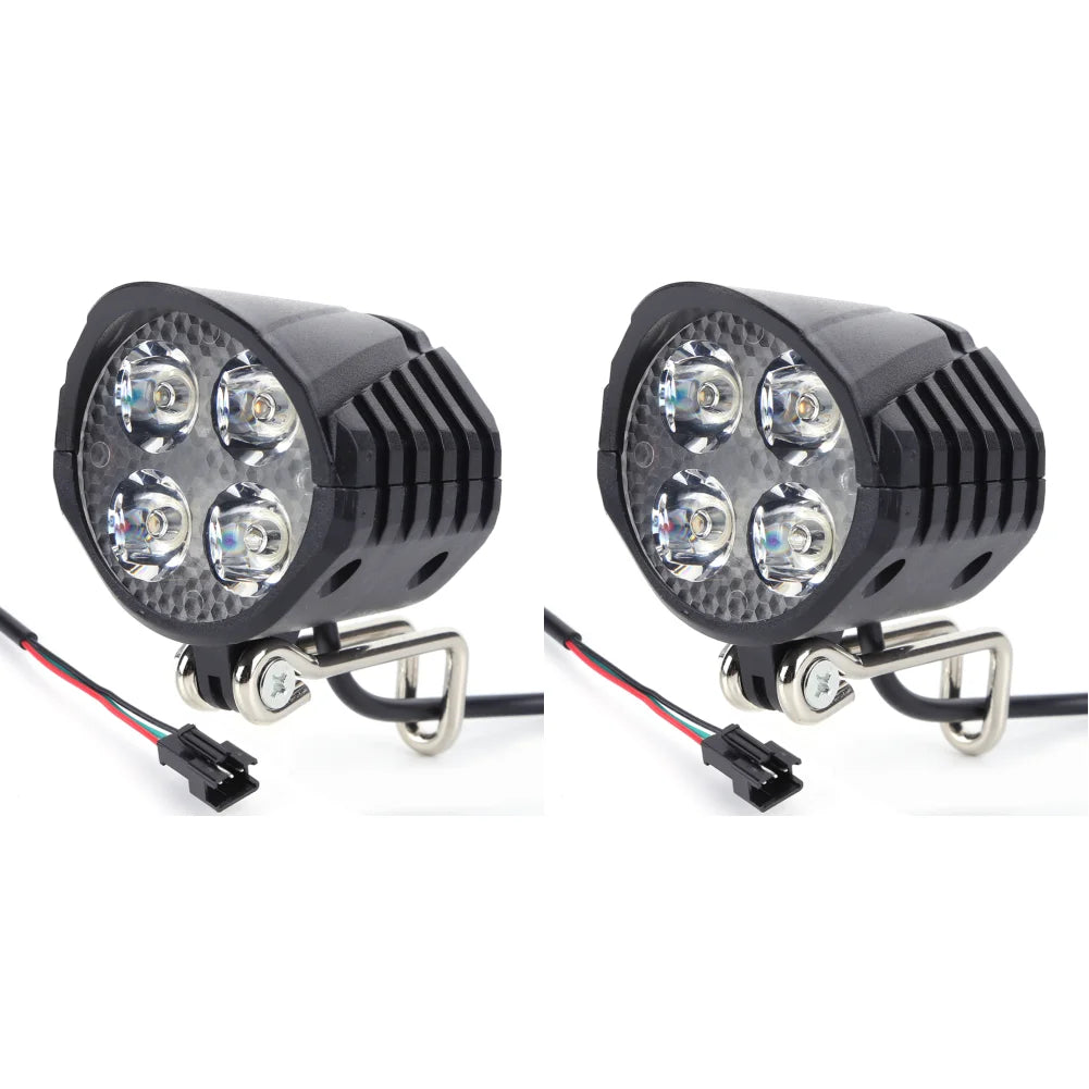 Electric Bicycle Light With Horn 48V LED Front Easy Install