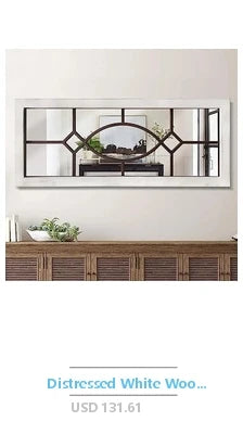 Crystal Crush Diamond Mirror 16x20 Luxury Wall Mirror for Home Décor Accent in Bathroom Bedroom and Entryway