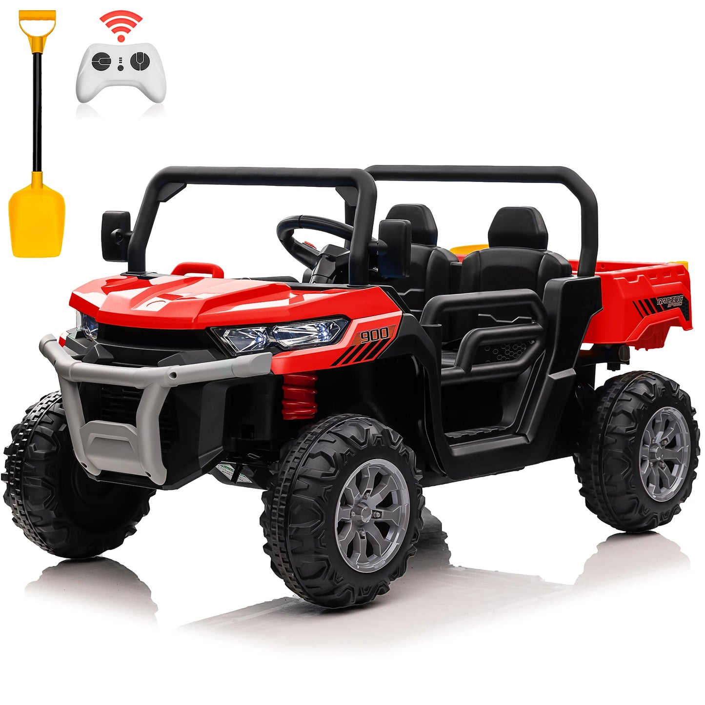 24V Ride On Dump Truck 2 Seater Kids UTV Electric Car Remote