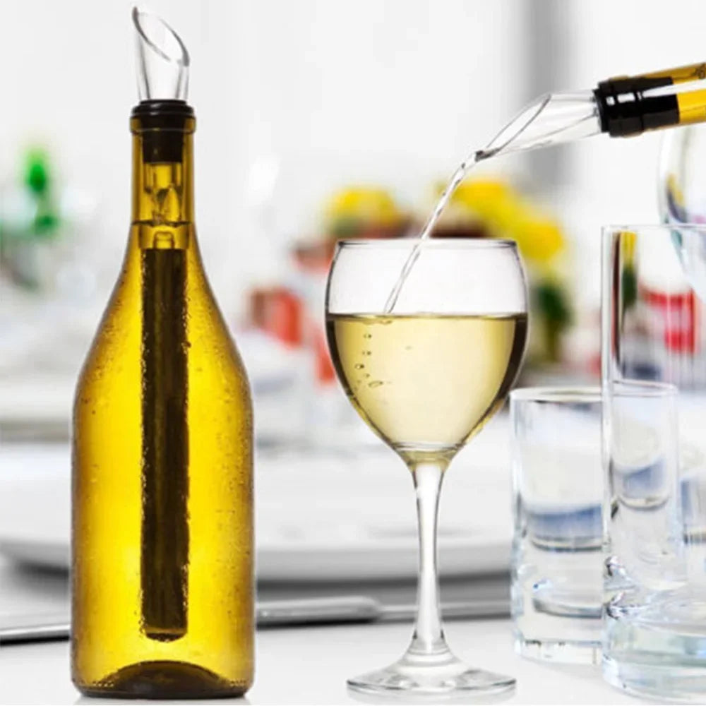Stainless Steel Wine Bottle Cooling Rod Aerator Pourer