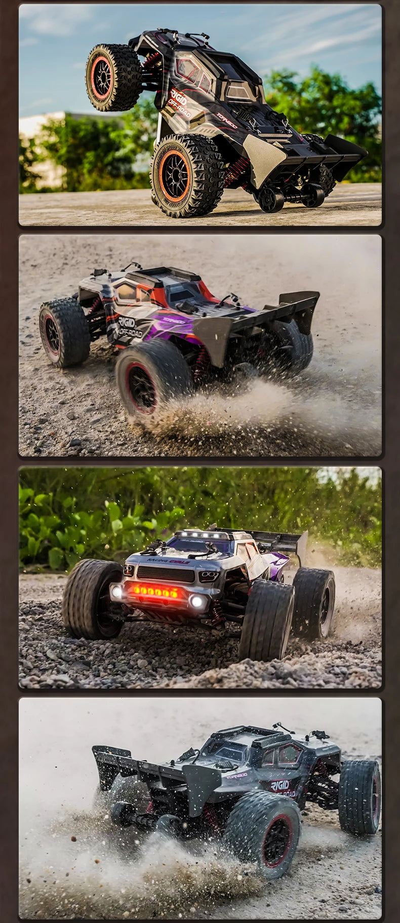 SG116 MAX 1 To 16 High Speed Drift RC Car 4WD Brushless Off Road Monster Truck