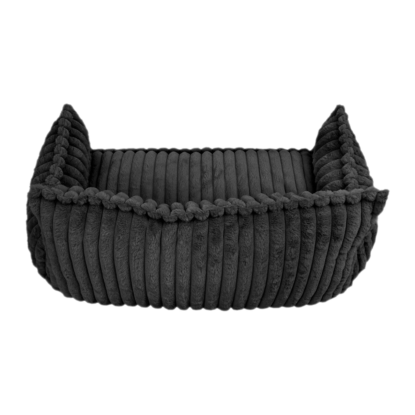 Pet Couch With Removable Washable Cover Calming Plush Bed For Cats And Dogs