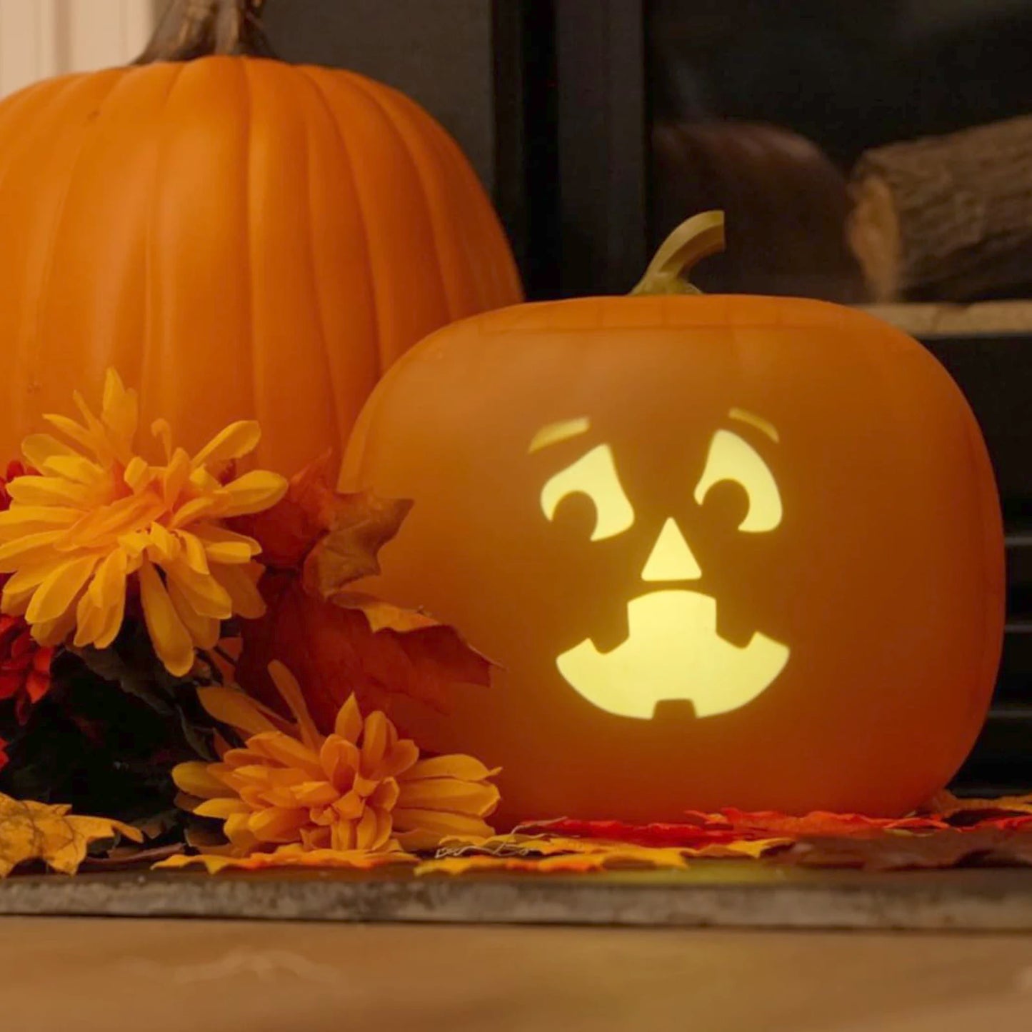 Halloween Singing Pumpkin With Built In Video Projector Speaker Animated Decor