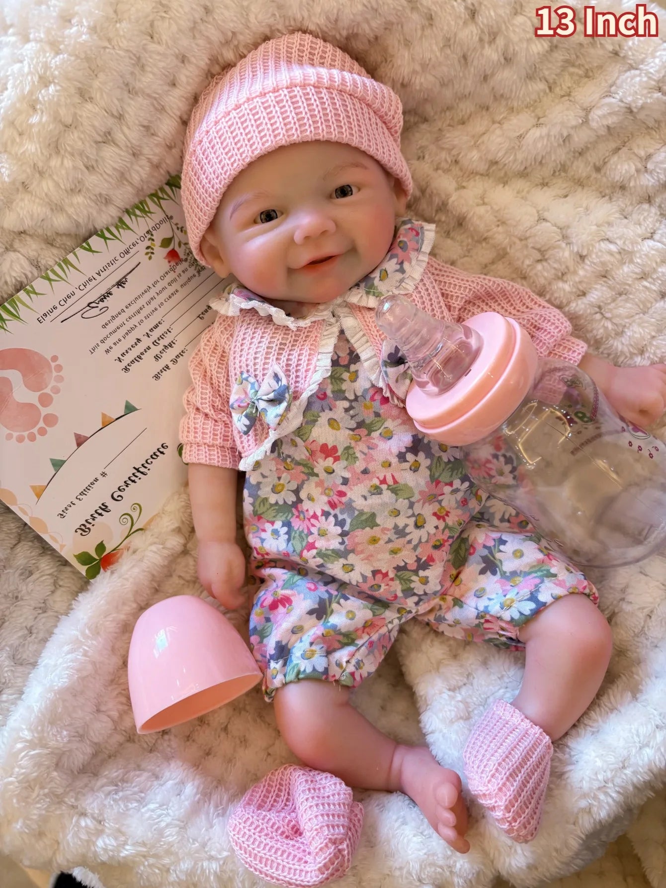 Saskia 13 Inch Vivienne Soft Silicone Reborn Girl Doll