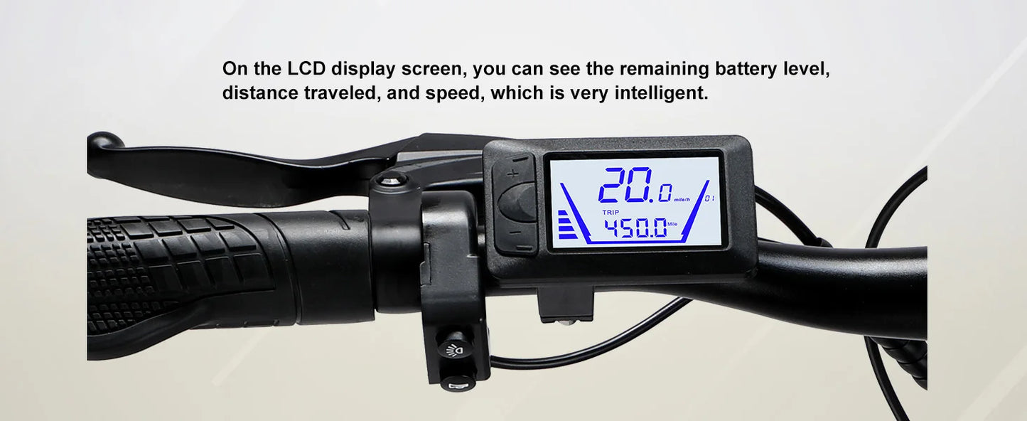 1000W Peak 48V Electric Mountain Bike 26Inch Removable Battery, 60 Mile Range