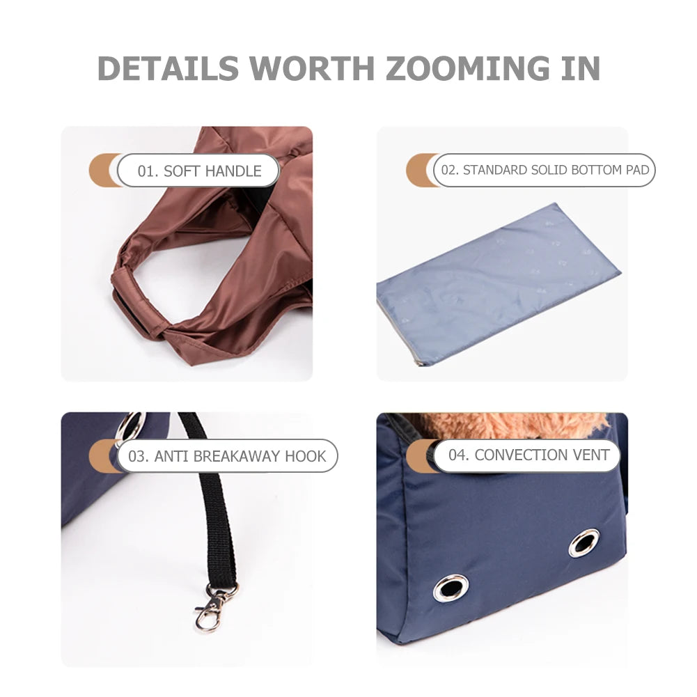 Breathable Cat Carrier Bag Travel Pet Carrier For Cats