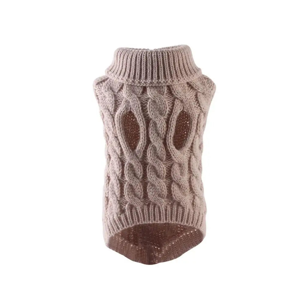 Cotton Knit Dog Sweater for Small Dogs Autumn Winter Warm Clothing Wholesale