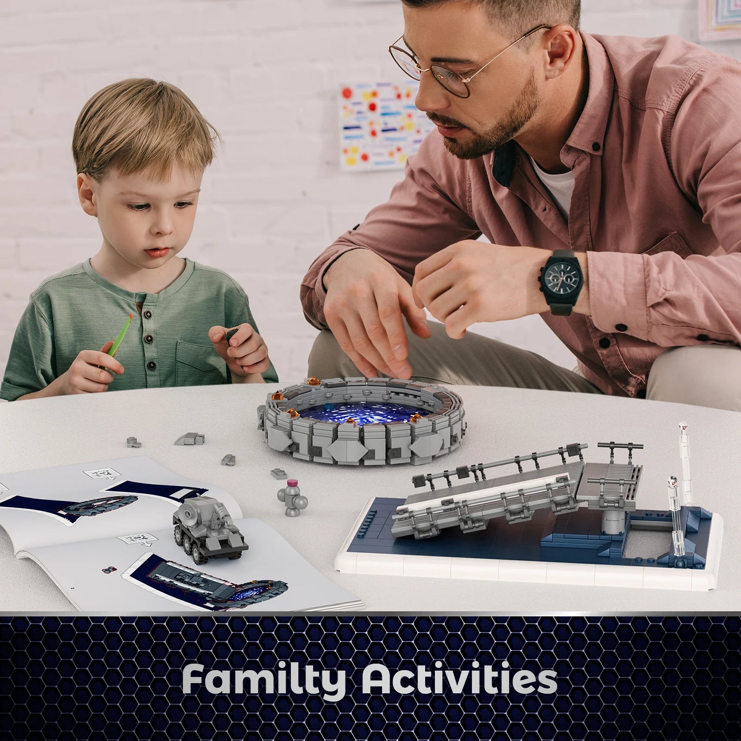 Stargateal 722 Pieces Building Block Kit Compatible With Lego Space Travel