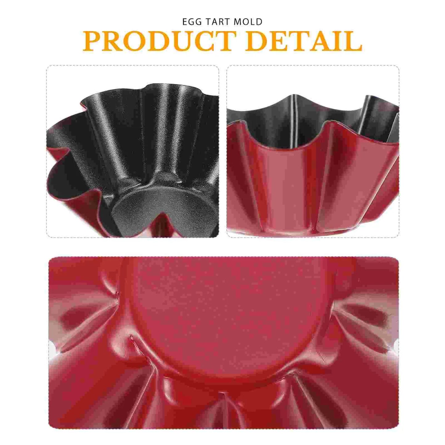 Non Stick Tart Quiche Flan Pan Mold Pie Pizza Cake Mold Cupcake Egg Tart Tartlet Baking Mold Muffin Cup Bakeware