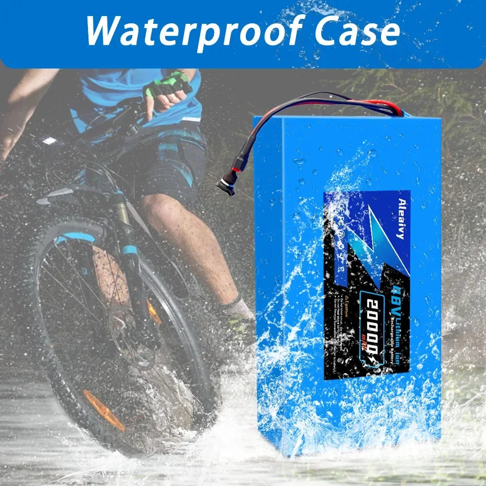 Aleaivy 36V 48V Electric Bike Battery Pack 10 16 20Ah LiIon