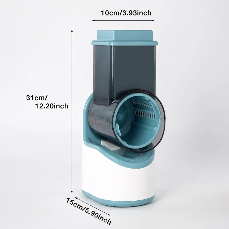 Electric Vegetable Cutter And Slicer 3 In 1 Garlic Shredder