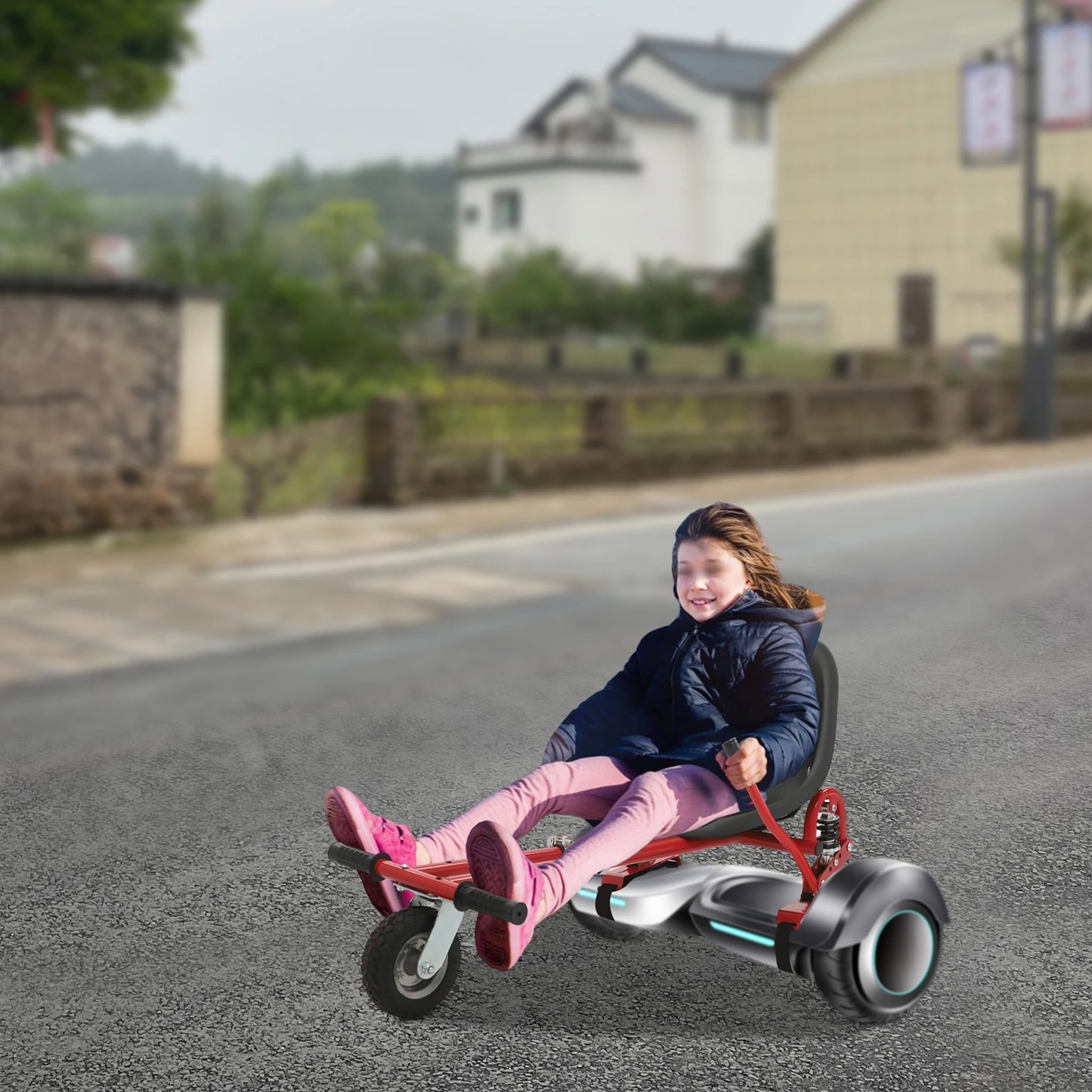 Adjustable Hoverboard Seat Attachment For Balancing Scooter