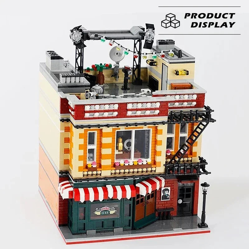 Big Bang Modular City Building Block Set Street View Coffee Shop 4335 Pieces