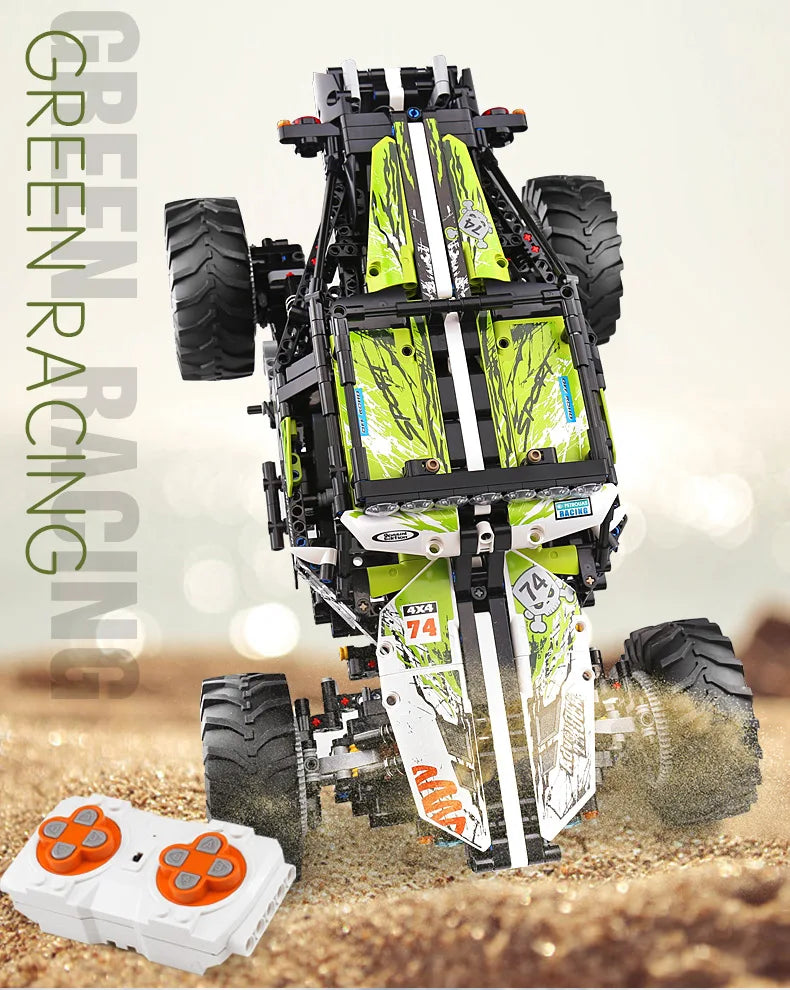 Mould King 18002 4WD RC Buggy Building Block Set Compatible With Lego