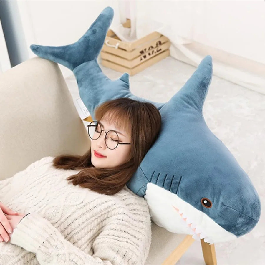 39.3Inch Plush Toy Giant Stuffed Animal Soft Pillow Cushion  Plush Pillow by Stuffed  Toy Bedtime Gift Throw Pillow for Home Ro