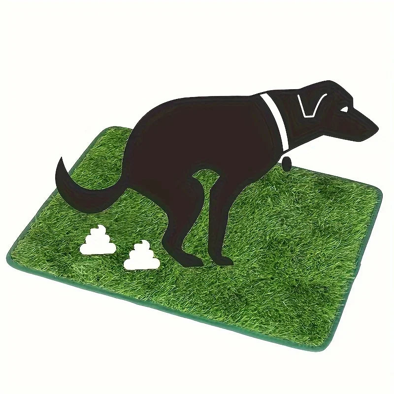 Washable Dog Grass Mat With Non Slip Backing For Training And Odor Control