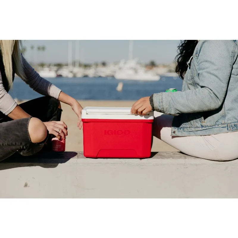 Laguna 9 Quart Small Red Cooler Ice Chest 13 Can Capacity