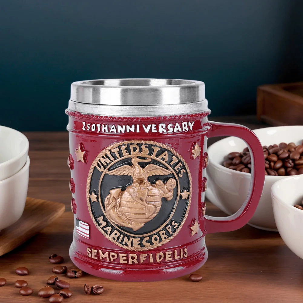 250th Anniversary Veteran Coffee Mug Stainless Steel