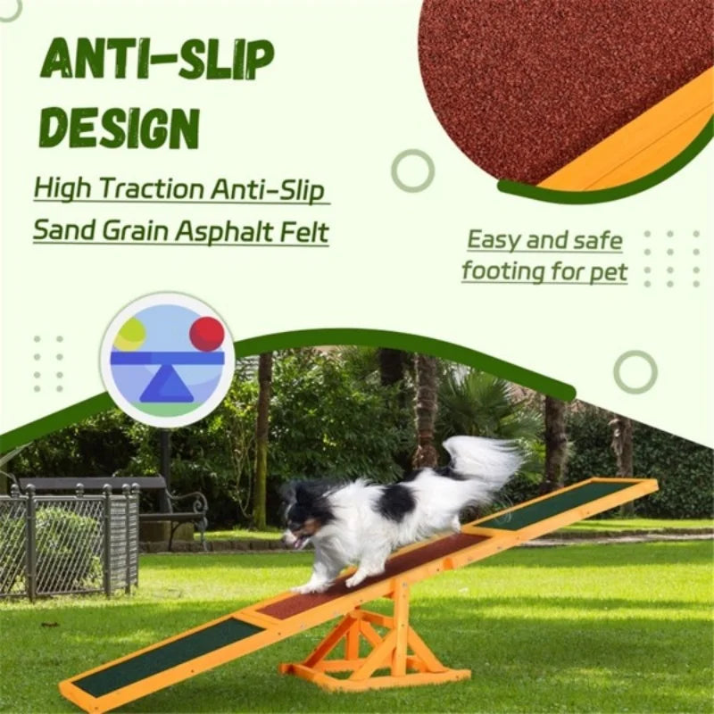 Pet Seesaws Training Toy For Dogs Agility Balance Outdoor Playground Equipment