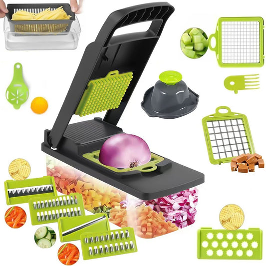 14 In 1 Multifunctional Vegetable Chopper Slicer Shredder