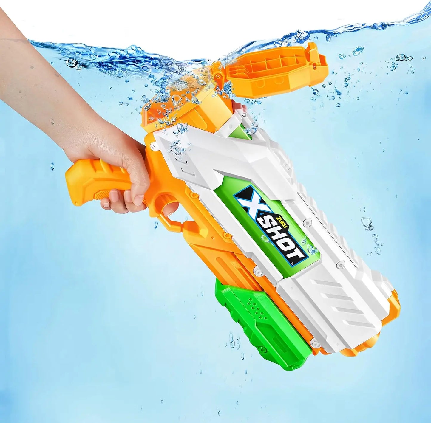 Fast Fill Water Blaster 700ml Pump Action Shoots 34ft Water Gun for All