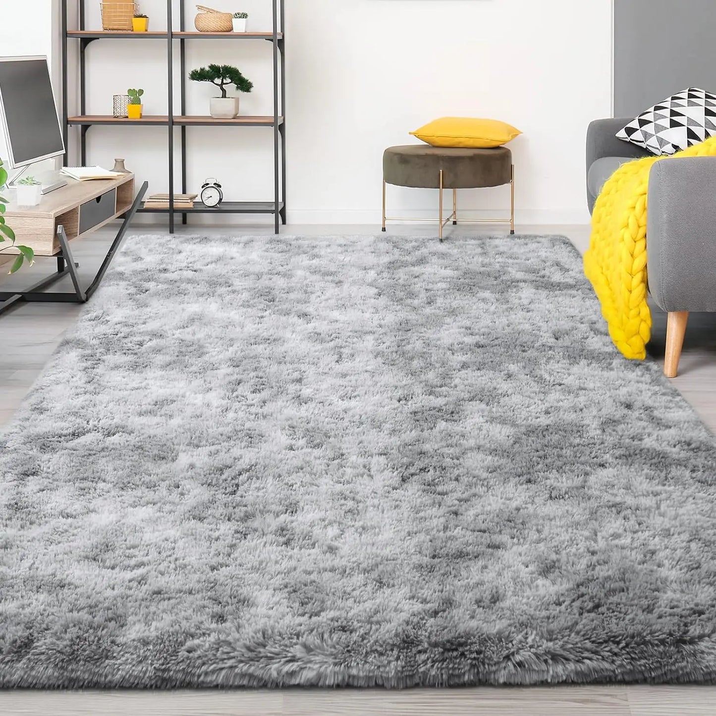 Fluffy Rugs for Bedroom Fuzzy Area Rugs for Living Room Soft Kids Carpet Non Slip for Hardwood Floors Room Decor