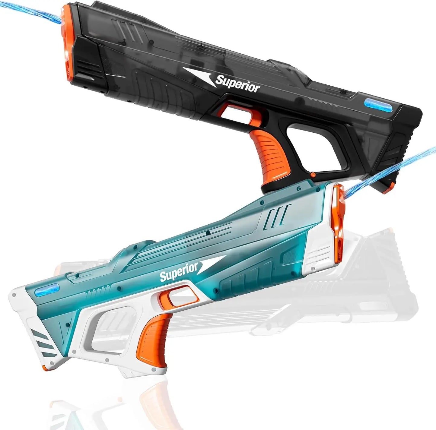 2 Pack Electric Water Guns Powerful Automatic Squirt Guns Long Range Pool Toy
