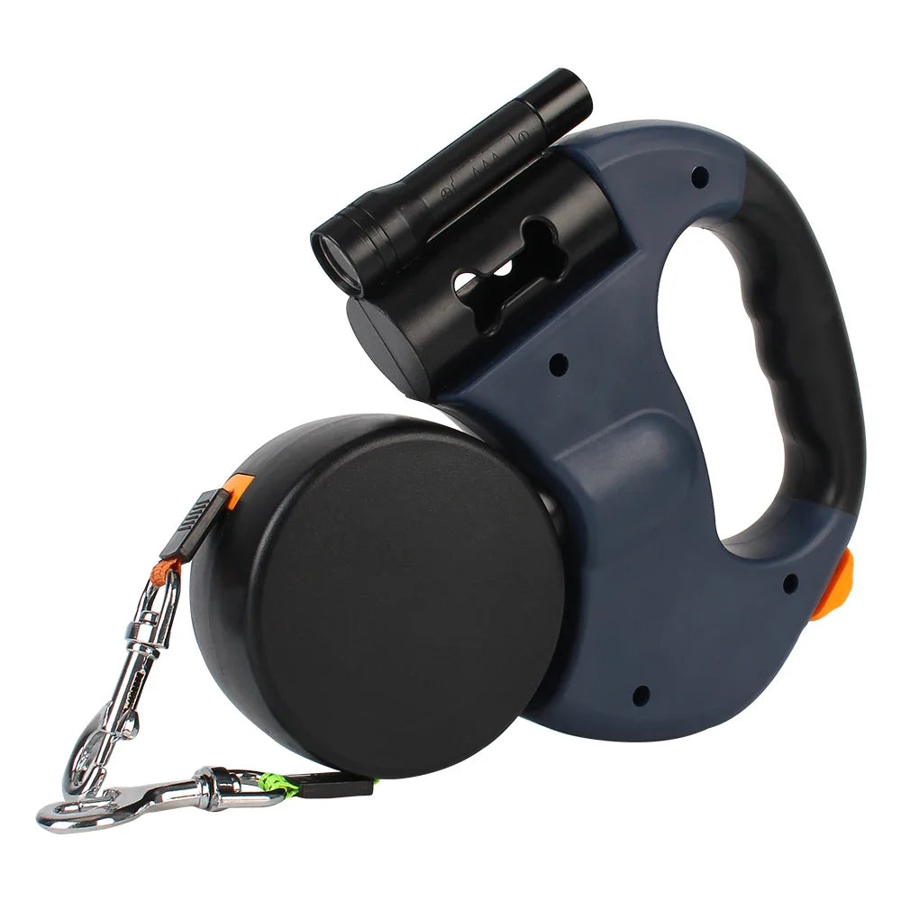 3m Dual Dog Leash With Flashlight And Waste Bag Box