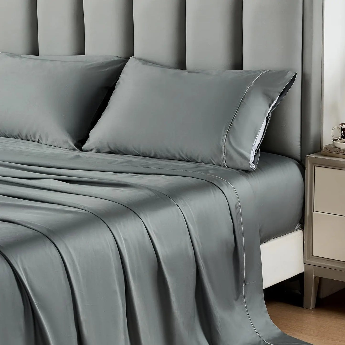 Simple And Opulence 100 Percent Egyptian Cotton 4Pc Set