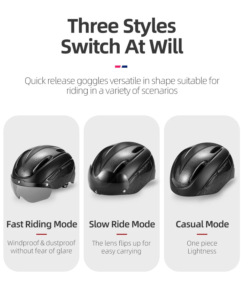 RockBros Bike Helmet EPS Integrally Molded Lightweight Breathable Safety Helmet