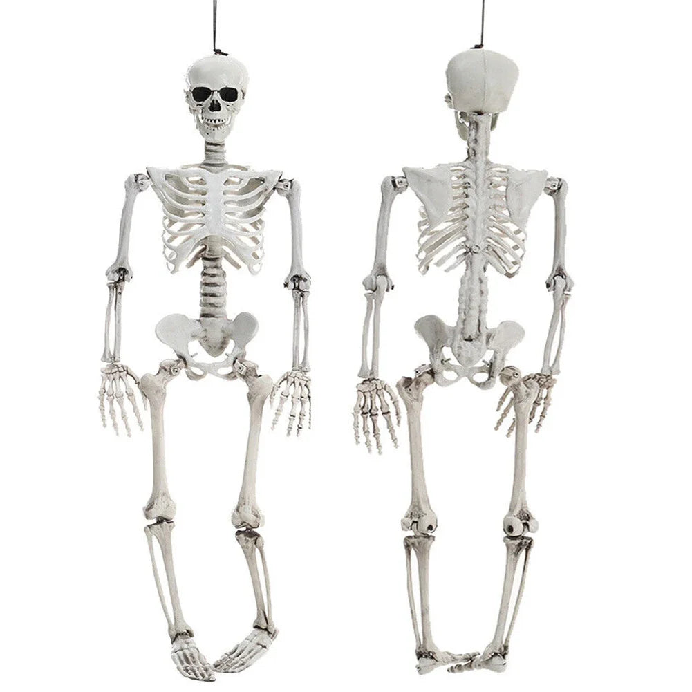 Life Size Haunted Skull Prop Hanging Decor For Halloween