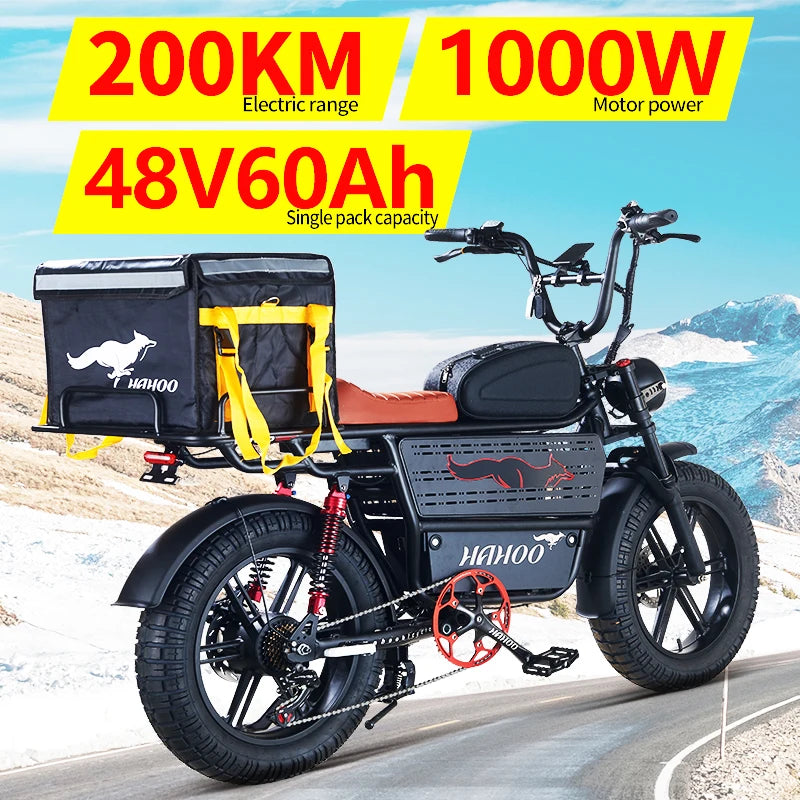 HAHOO H20 20 Inch EBike Mountain Bike 2000W Dual Suspension