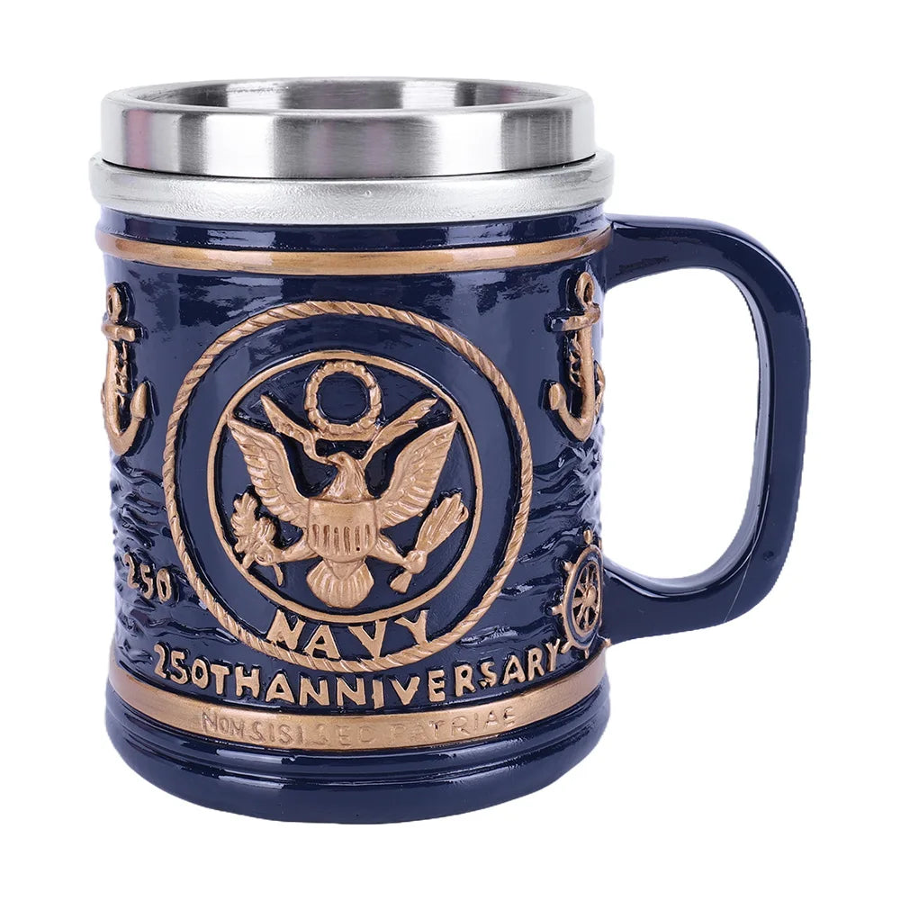 250th Anniversary Veteran Coffee Mug Stainless Steel