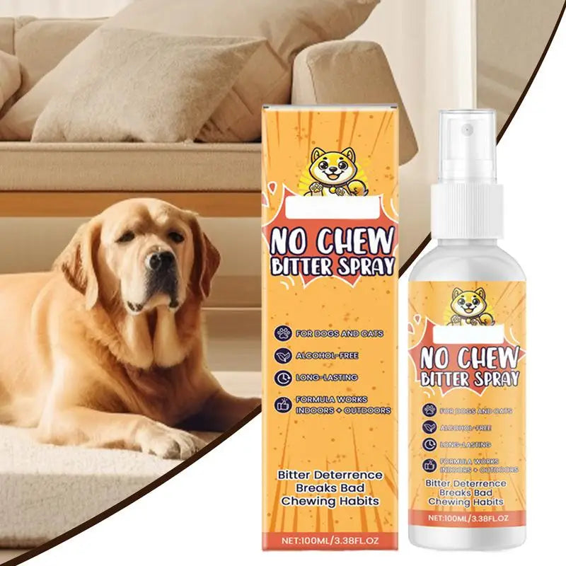 Anti Chew Spray For Dogs And Cats Stop Barking Licking Bitter Training Spray