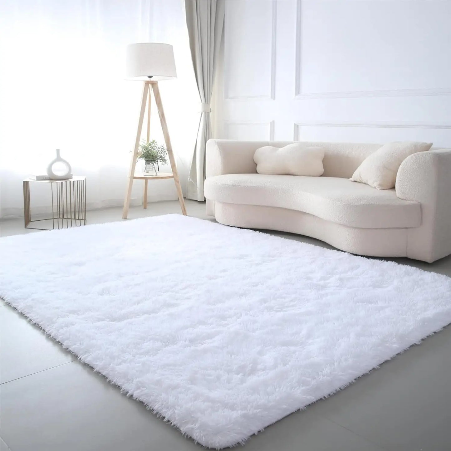 Fluffy Rugs for Bedroom Fuzzy Area Rugs for Living Room Soft Kids Carpet Non Slip for Hardwood Floors Room Decor